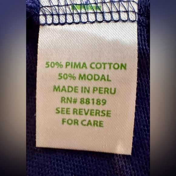 Lilly Pulitzer Navy Blue Front Tie Cardigan. Size XS EUC - Picture 8 of 11